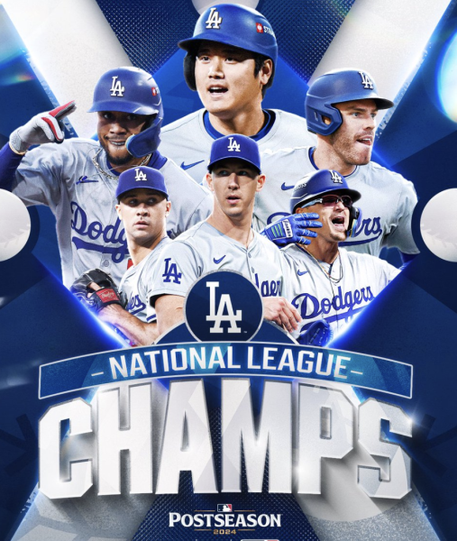 The Los Angeles Dodgers win the NLCS